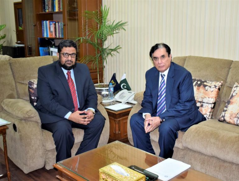 نیب کا کام کرپشن کیخلاف سرگرم رہنا ہے، کسی سیاسی جماعت سے کوئی تعلق نہیں: چیئرمین نیب
