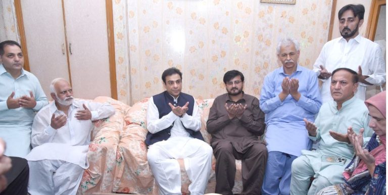حمزہ شہباز کا اپنے حلقے کا ہنگامی دورہ ،اہم شخصیات سے ملاقات